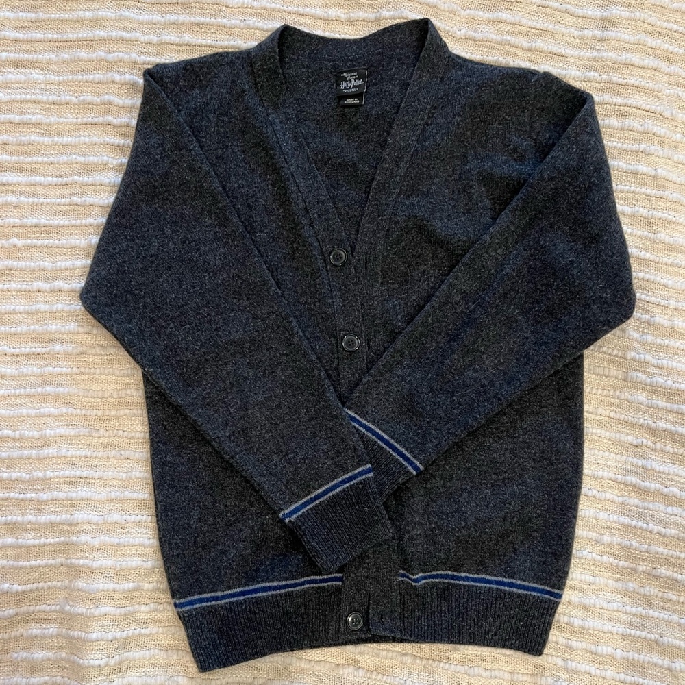 Authentic Harry Potter Ravenclaw School Wool Cardigan Size M